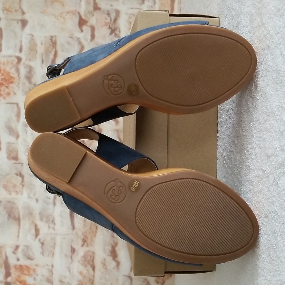 New Lucky Brand Lattela Wedge Sandals - Picture 6 of 8
